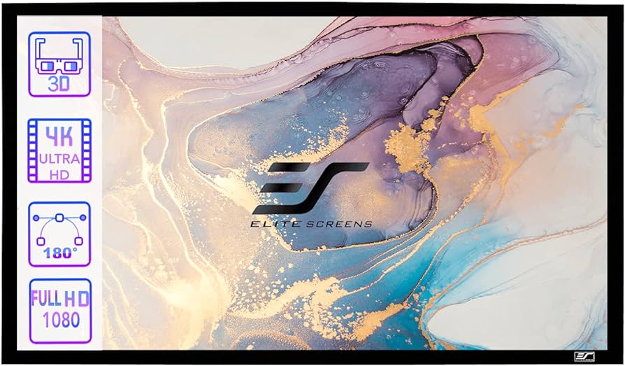 Bild 1 von Elite Screens Sable Frame. Die überragende, preisattraktive Rahmenleinwand. Weiß oder Kontrastgrau!
