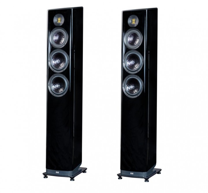 Bild 1 von ELAC VELA FS 409 Mk 2 STANDLAUTSPRECHER (Stück) Jetzt noch besser mit JET-6 Bändchen-Hochtöner!  / () Schwarz Lack Hochglanz