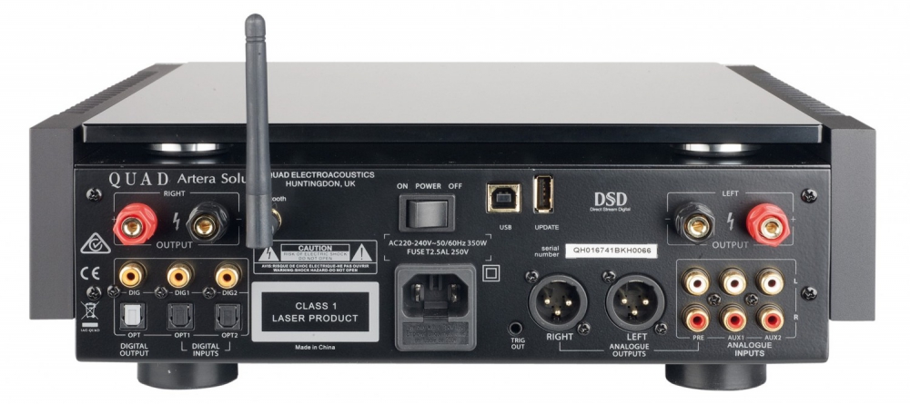 Bild 1 von QUAD ATERA SOLUS Vollverstärker mit integriertem CD-Player und DAC, Bluetooth, USB DSD.