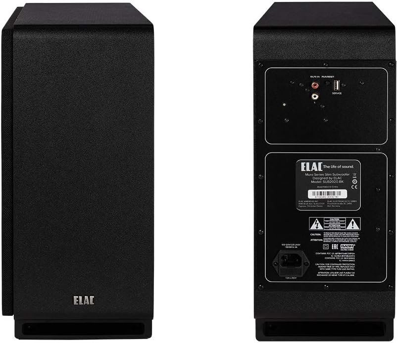 Bild 1 von Elac Vertex Muro 2020. Superschlanker, hochwertiger Aktiv-Subwoofer. 500 Watt. App-Einmessung!