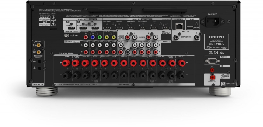 Bild 1 von ONKYO TX-RZ70.  11.2 AV-Receiver der Referenzklasse inkl. große DIRAC Live Einmessung! Atemberaubend