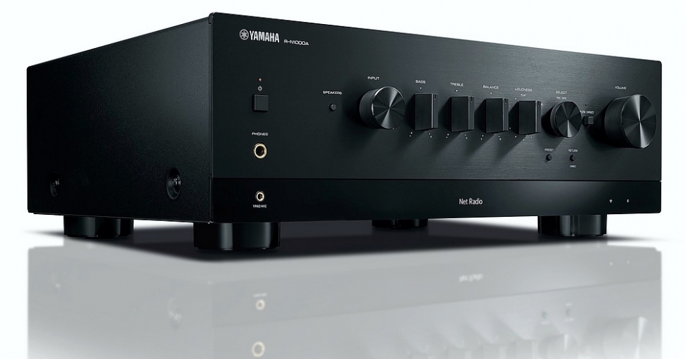 Bild 1 von YAMAHA R-N 1000. Super Streaming-Stereo-Verstärker. 2 x 140/290 W. HDMI! Cashback 200.-=1199€!  / (Farbe) Alu-Schwarz