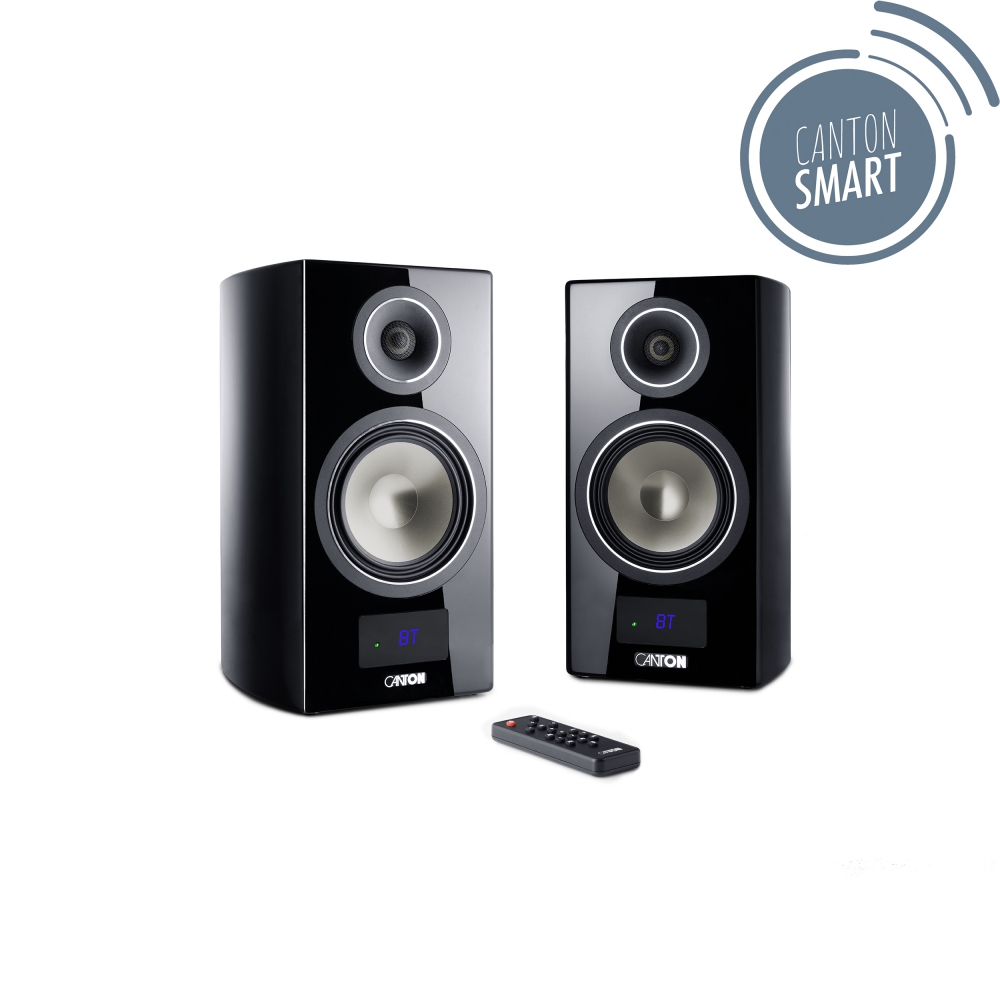 Bild 1 von CANTON Smart Vento 3. S2  HighEnd-Streaming Kompakt-Lautsprecher. Vollaktiv! (Stückpreis)  / (Farbe) Hochglanz Schwarz