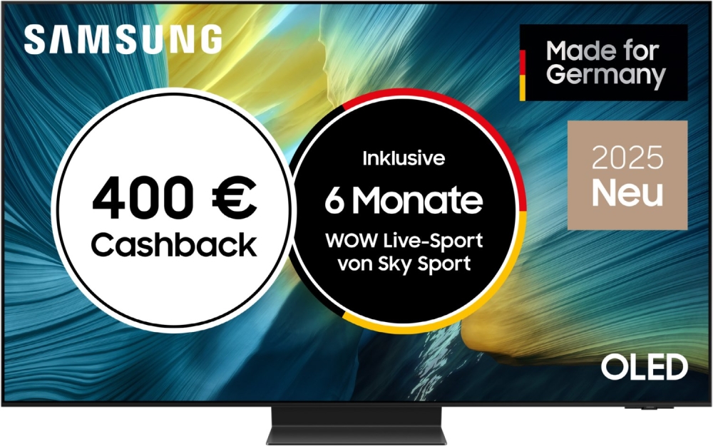 Bild 1 von SAMSUNG GQ 77S95F. Premium-OLED. 194 cm. GLARE FREE! Infinity Design. OneConnect. Tiefpreis erfragen
