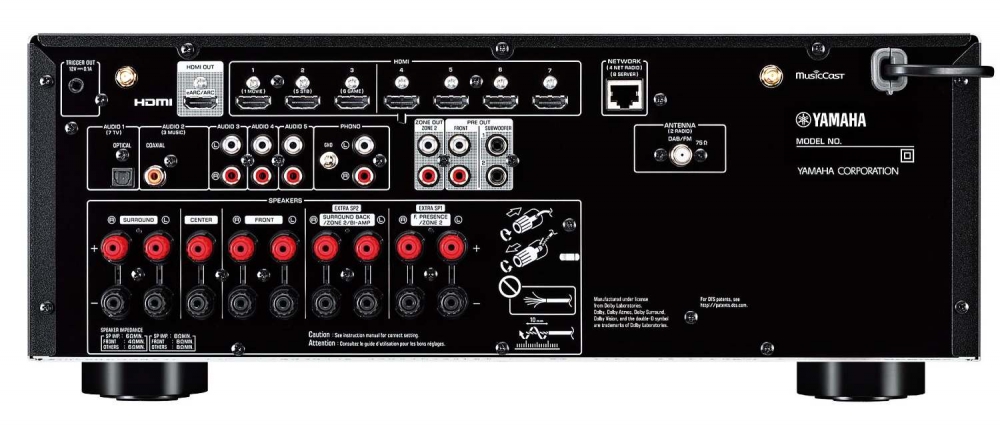Bild 1 von YAMAHA TSR-700. Fachhandelsmodell. 4 Jahre Garantie. 7.2. Musiccast. DAB+. + Cashback 75€!