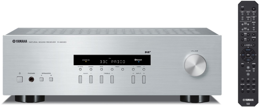 Bild 1 von YAMAHA RS-202D. Guter HiFi-Receiver d. Einstiegsklasse. 2 x 115 W. Bluetooth. DAB+! X-MAS DEALZ!  / (Farbe) silber