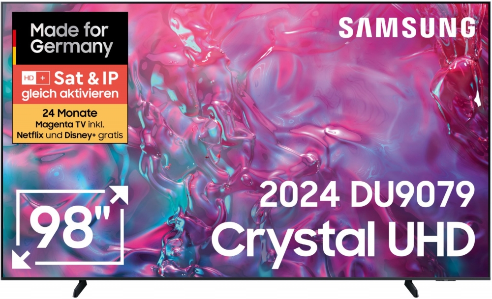 Bild 1 von SAMSUNG GU98 DU9079. Fast 2,50 Meter Diagonale. 100/120 Hz. 4K.