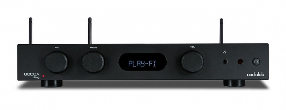 Bild 1 von Audiolab 6000 Play. Der fantastische HighEnd-Verstärker mit Streaming, WLAN, Bluetooth. Alu-Gehäuse!  / (Farbe) Aluminium schwarz