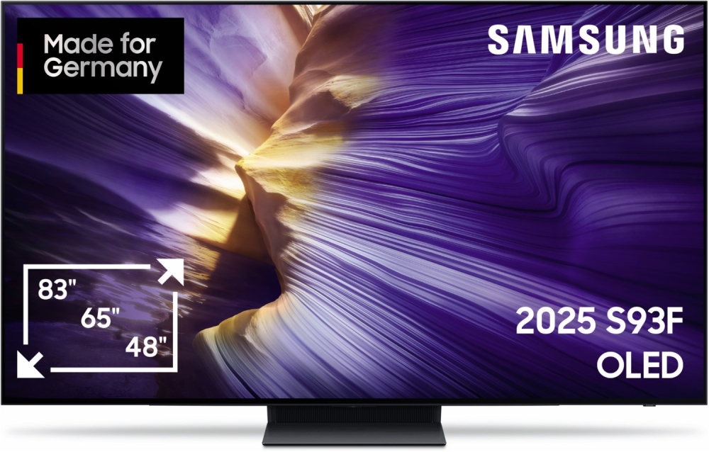 Bild 1 von SAMSUNG GQ 83S93F. Neuheit 2025. OLED-Premium TV. 209 cm. GLARE FREE! Aktuellen Tiefpreis erfragen.