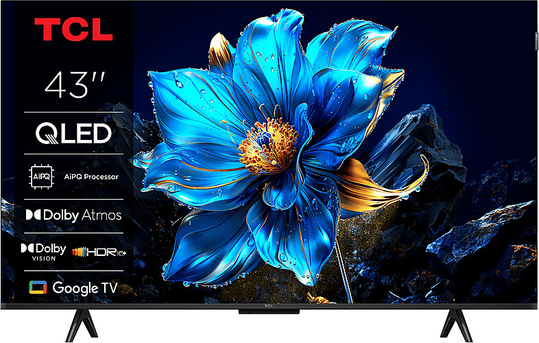 Bild 1 von TCL 43P69K. 109 cm QLED-Pro TV mit Alexa. Dolby Vision. Google-TV. IFA-Preis!