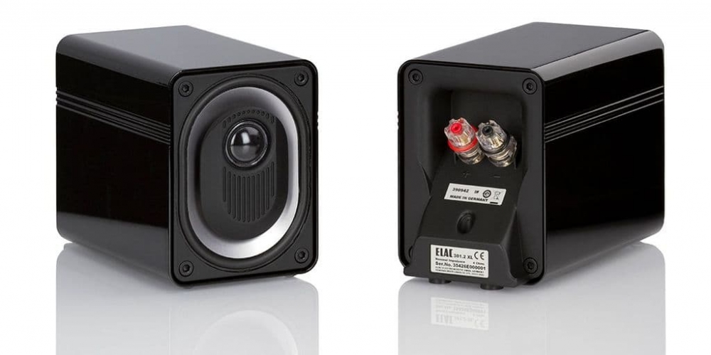Bild 1 von ELAC BS-302. Edler Klein-Lautsprecher /Satellit. Aluminium-Gehäuse. 2-Weg Coaxial! Weiß oder schwarz
