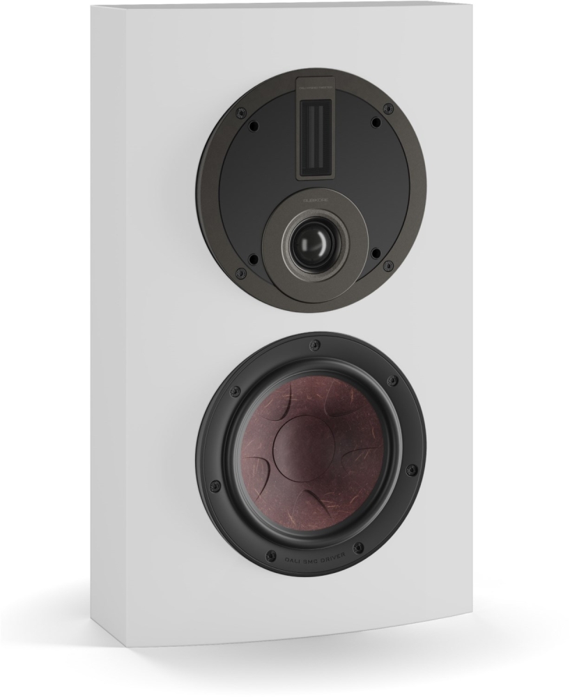 Bild 1 von DALI Rubikore On Wall. Neuheit. Flacher, wandhängender 2-Weg-HighEnd-Lautsprecher. Kore-Technologie.  / (Farbe) weiß Hochglanz