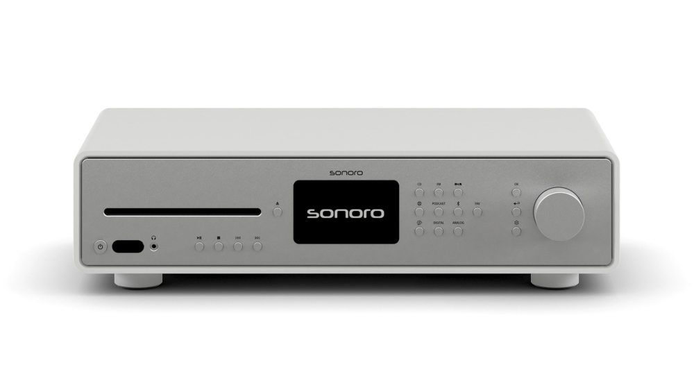 Bild 1 von SONORO Maestro Quantum. Neuheit! Das überragende All-in-One  Gerät. Klangstark. Stylish!  / (Farbe) Matt Weiß - Silber