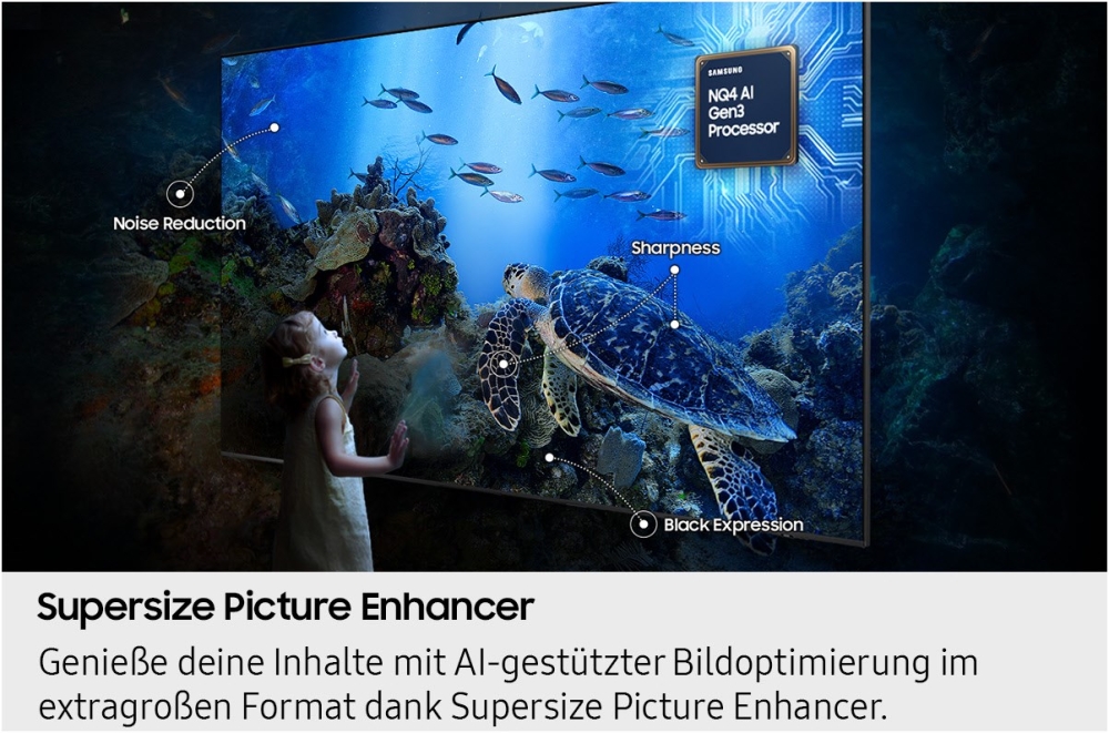 Bild 1 von SAMSUNG GQ 98QN90F. Neuheit! Premium-MiniLED. 247 cm. GLARE FREE! Tiefpreis erfragen