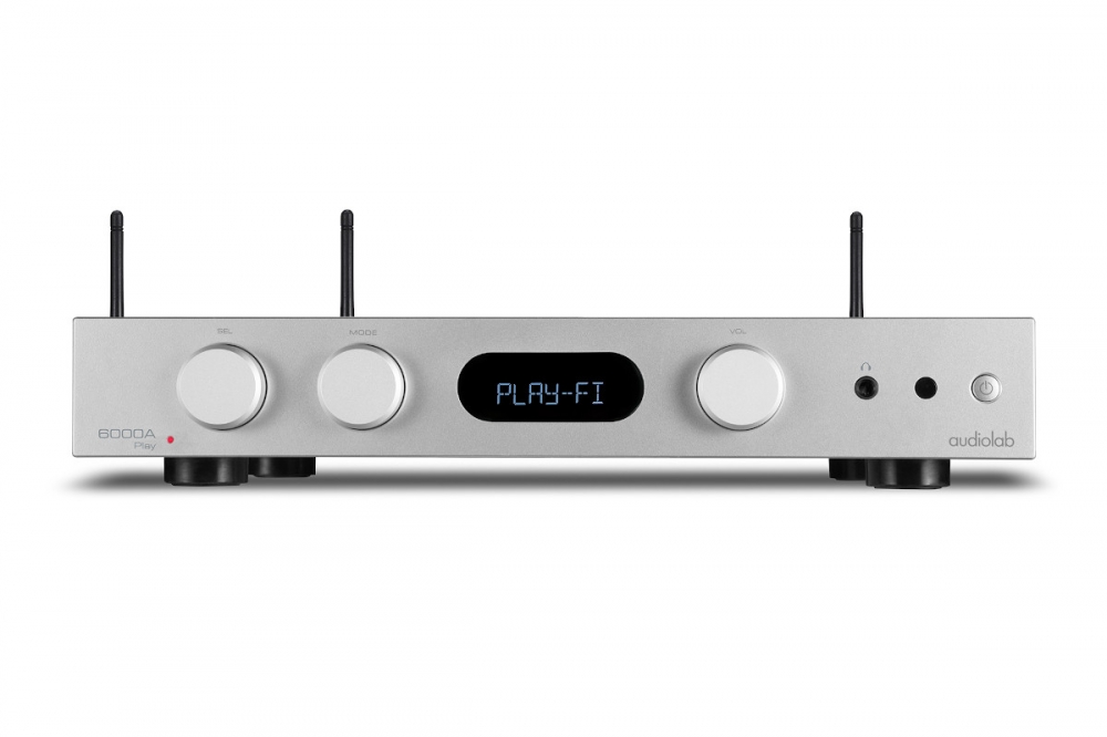 Bild 1 von Audiolab 6000 Play. Der fantastische HighEnd-Verstärker mit Streaming, WLAN, Bluetooth. Alu-Gehäuse!  / (Farbe) Aluminium silber