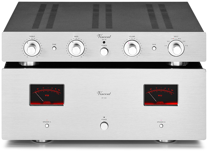 Bild 1 von VINCENT SA-32/SP-332. Vor-/Endstufe der absol. Spitzenklasse. Röhren-Hybrid. 2 x 250 Watt!