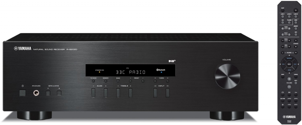 Bild 1 von YAMAHA RS-202D. Guter HiFi-Receiver der Einstiegsklasse. 2 x 80/115 W. Bluetooth. DAB+-Radio!