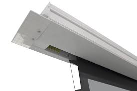 Bild 1 von Elite Screens EVANESCE. Deckeneinbau-Motorleinwand. 16:9.Max-White Fiberglass-Tuch!  / (Größe) 92 Zoll  30 cm Vorlauf