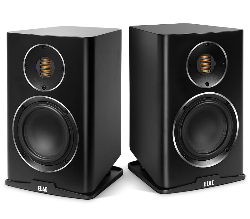 Bild 1 von ELAC Carina BS 243.4 Designer Regal-Lautsprecher. Alu-Membran und JET Bändchen-Hochtöner!