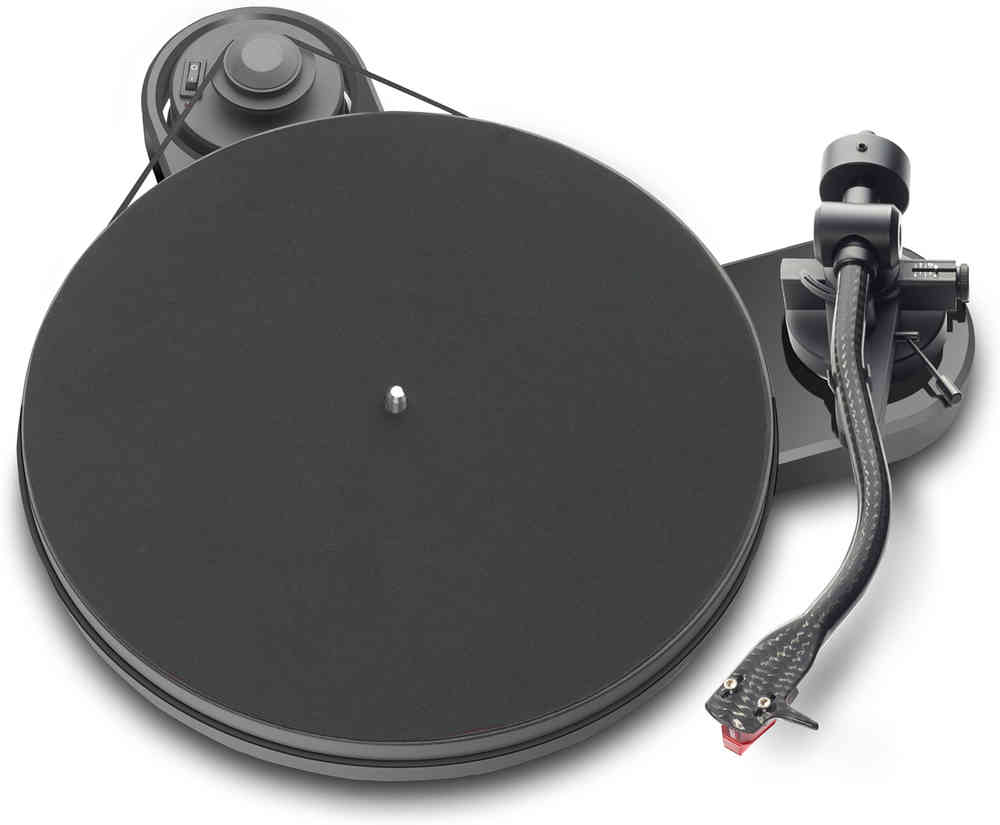 Bild 1 von Pro-Ject RPM 1 Carbon. Stylischer Plattenspieler. Carbonarm. Ausgelagerter Antrieb. Ohne+Mit System!  / () Schwarz ohne System