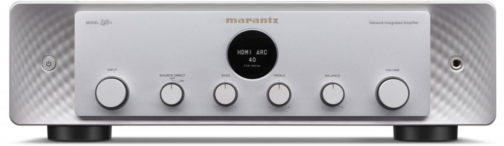 Bild 1 von Marantz Model 40N. HighEnd-Streaming-Vollverstärker im genialen Industriedesign. Mit HDMI-ARC!  / (Farbe) Alu silbergold