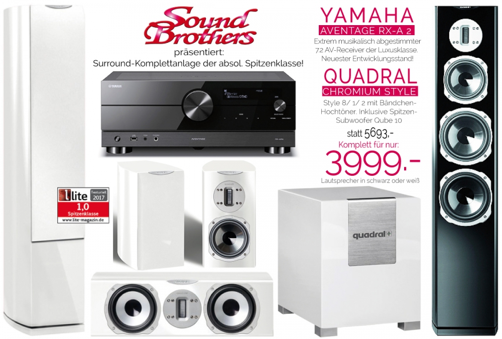 Marantz Quadral Surround Komplett Anlage Sound Brothers Onlineshop