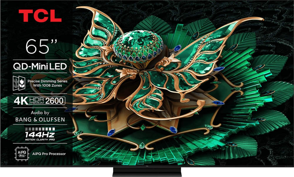 Bild 1 von TCL 65C79K. Neuheit! 65 Zoll/164 cm Diagonale. MiniLED! B&O Sound-System! 144 Hz! Sonderpreis!