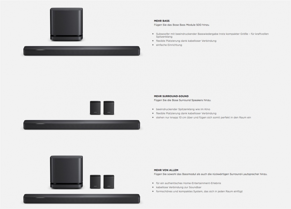 Bose Soundbar 500 Sound Brothers Onlineshop