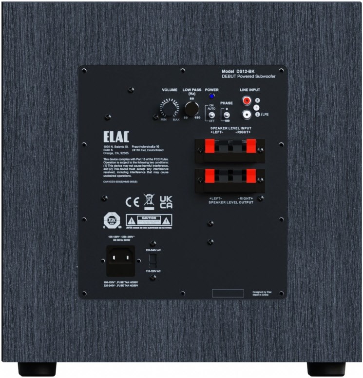 Bild 1 von ELAC Sub 123. 30 cm Subwoofer-Chassis. 400 Watt. Super Start-Preis!!