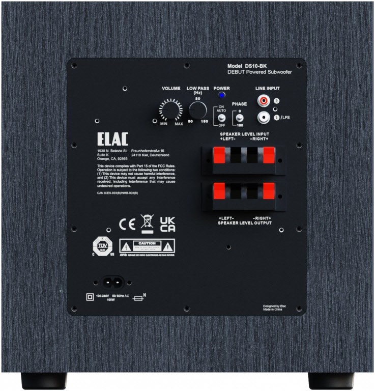 Bild 1 von ELAC Sub 103. 25 cm Subwoofer-Chassis. 200 Watt. Black Friday Preis!