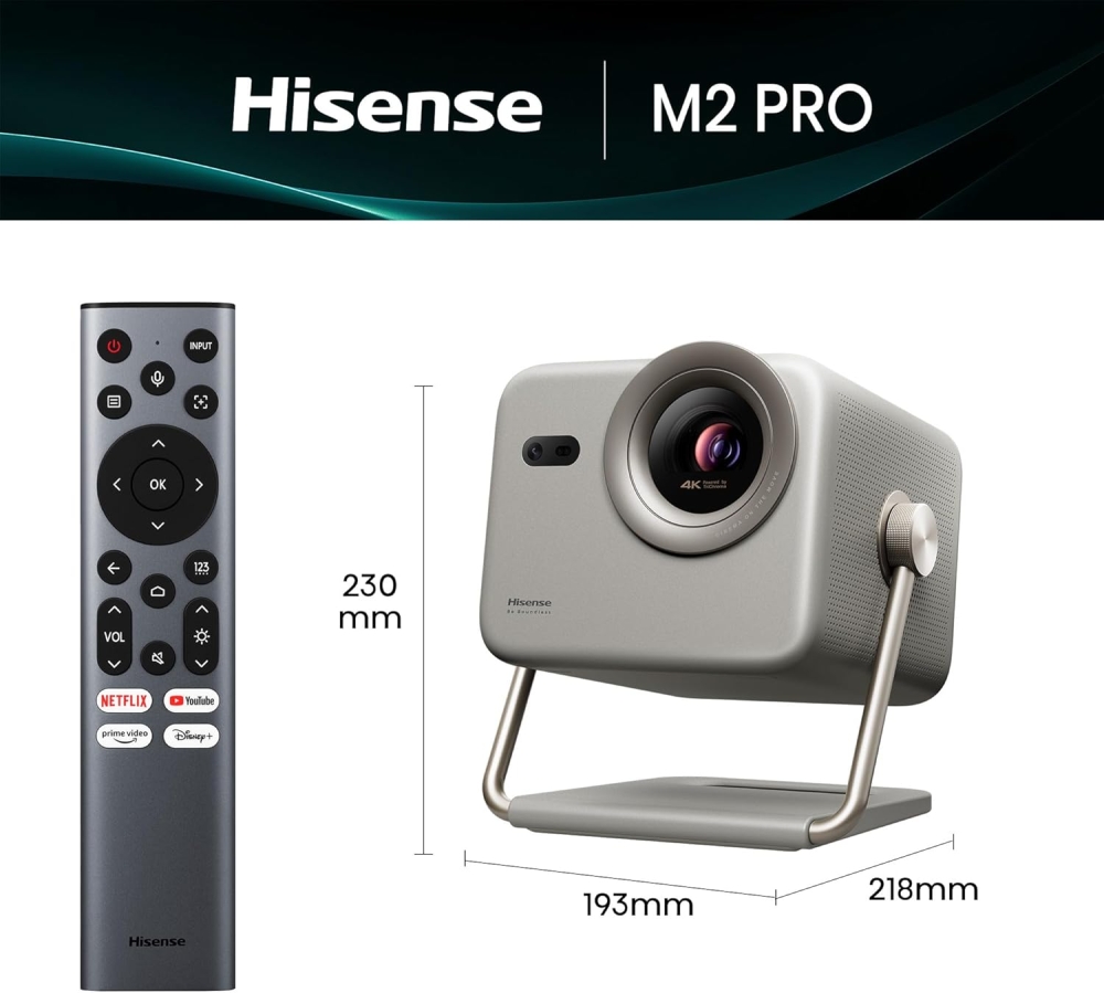 Bild 1 von HISENSE M2 Pro. Smart-Laser-Projektor. 4K. 1300 Lumen. Vidaa-TV an Bord. Sonderpreis auf Anfrage