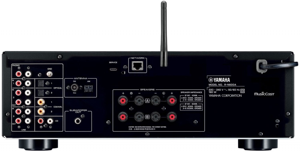 Bild 1 von YAMAHA R-N 600A. Spitzen Stereo-Receiver mit Netzwerk, DAB+.Phono. 2 x 150 W. SUPER-DEALZ!