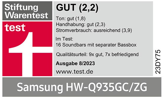 Bild 1 von SAMSUNG HW-Q 935 GC. Brandneue (2023) 9.1.4 Soundbar.Kabelloser Sub + Rearspeaker!