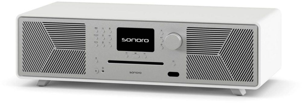 Bild 1 von SONORO Meisterstück Gen 2. Noch stylischer. Superklang!  HDMI f. TV. Ikonisches Design!  / (Farbe) weiß/silber