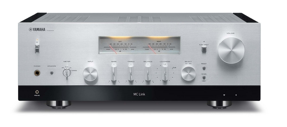 Bild 1 von YAMAHA R-N 2000. High-End Streaming-Stereo-Verstärker. Ringkern-Trafo. ESS. HDMI-ARC! +400€ Cashback  / (Farbe) Alu-Silber