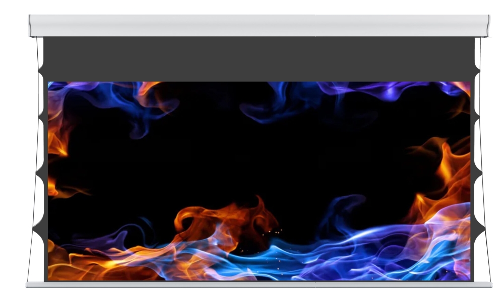 Bild 1 von Radiance Bright WAVE EdgeFree Tension. Die Luxusversion mit Frontfall. Nachfolger d. Black Horizon!  / (Größe) 135 Zoll. 300 x 169 cm. 16 cm. Vorlauf