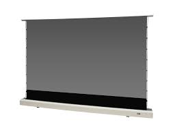 Bild 1 von Elite Screens Kestrel Tab Tension. Boden-Motorleinwand mit Seilspannung. Cine Grey-Tuch!