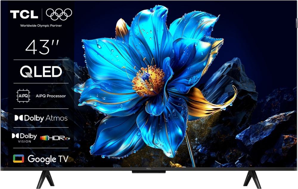 Bild 1 von TCL 43 P79K/DE. 109 cm Diagonale. 4K/QLED-TV mit AiPQ Bildverbesserer (KI). Google-TV! Start-Dealz!