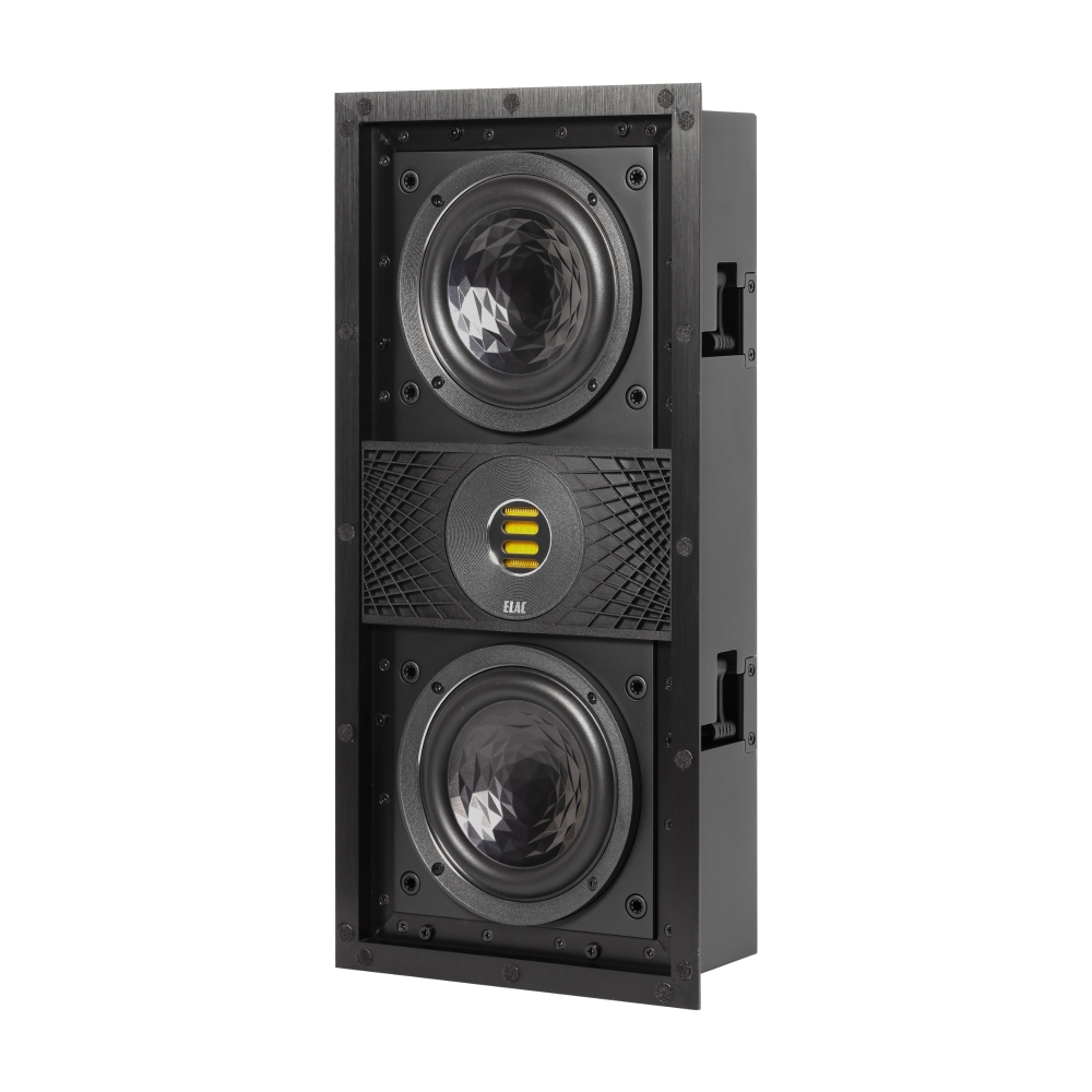 Bild 1 von Elac Vertex III IW-VJ63S-W. Einbaulautsprecher (10 cm Tiefe) JET Hochtöner. Höhe 52 cm. 3 Systeme.