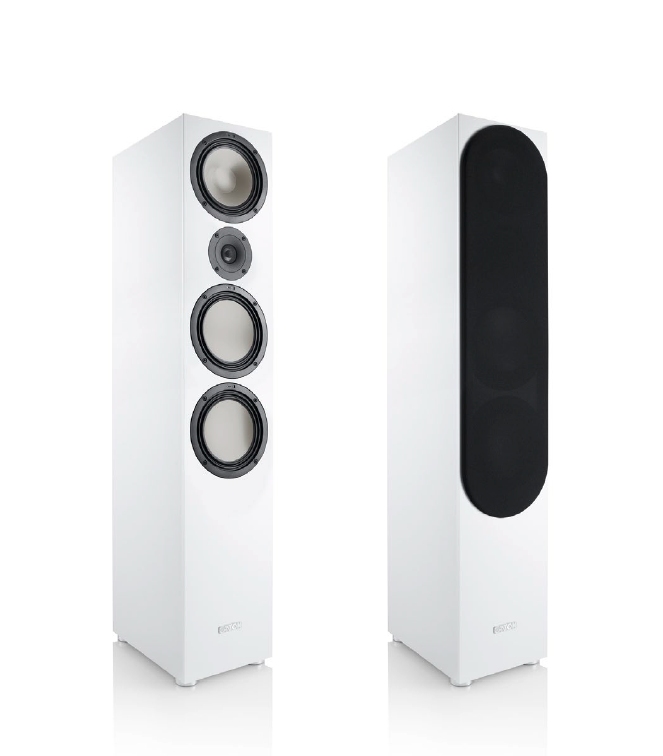 Bild 1 von CANTON/YAMAHA 5.1 Set. GLE-80, 50, 10, Sub 8. YAMAHA RX-V4A/MusicCast. Sonderpreis!  / (Farbe) mit weißen Boxen