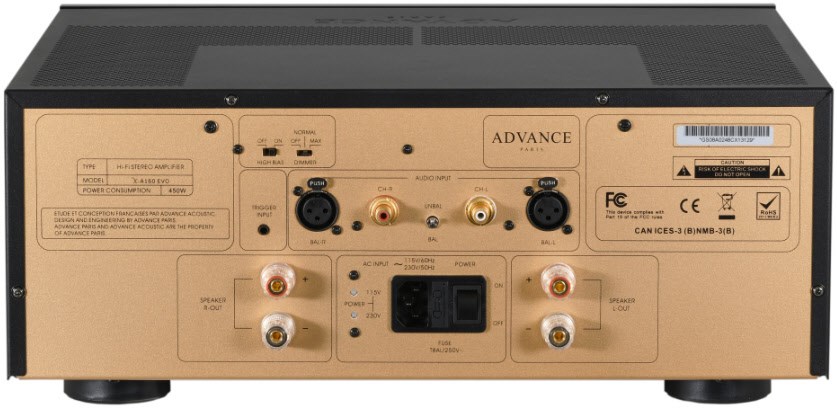 Bild 1 von ADVANCE PARIS X-A160. Stereo-Endstufe d. Spitzenklasse. 2 x 240 Watt. 19 Kg schwer!