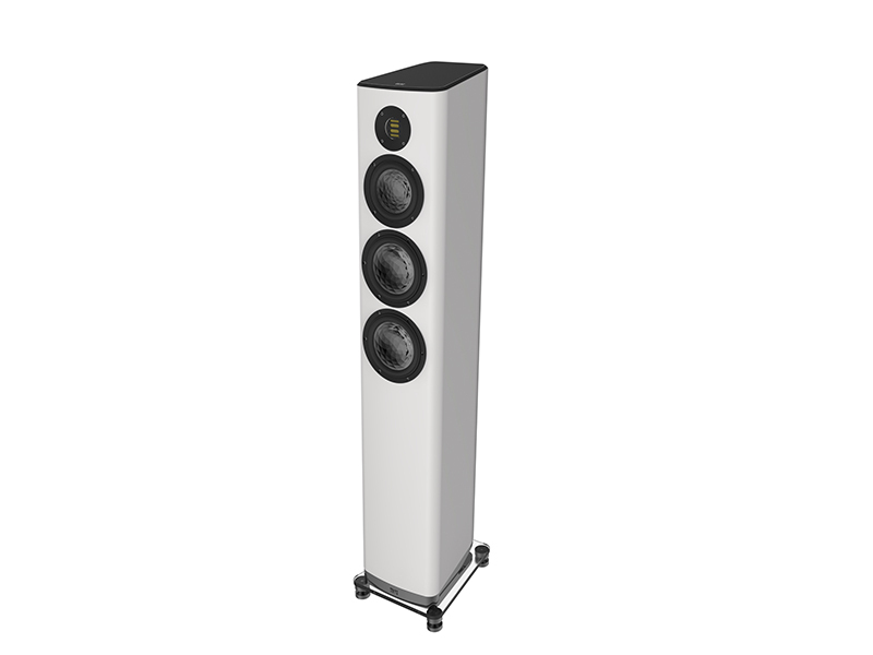 Bild 1 von ELAC VELA FS 409 Mk 2 STANDLAUTSPRECHER (Stück) Jetzt noch besser mit JET-6 Bändchen-Hochtöner!  / () Weiß Lack Hochglanz