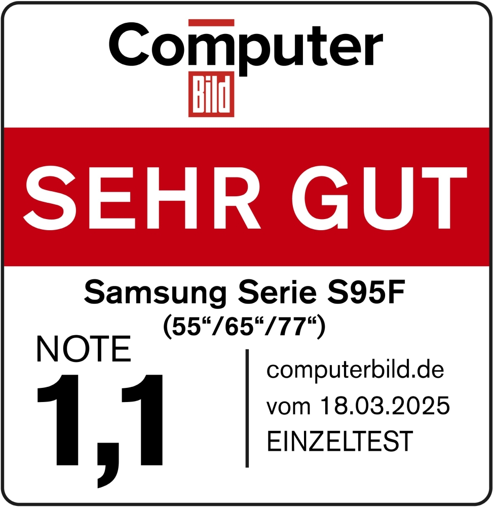 Bild 1 von SAMSUNG GQ 77S95F. Premium-OLED. 194 cm. GLARE FREE! Infinity Design. OneConnect. Tiefpreis erfragen