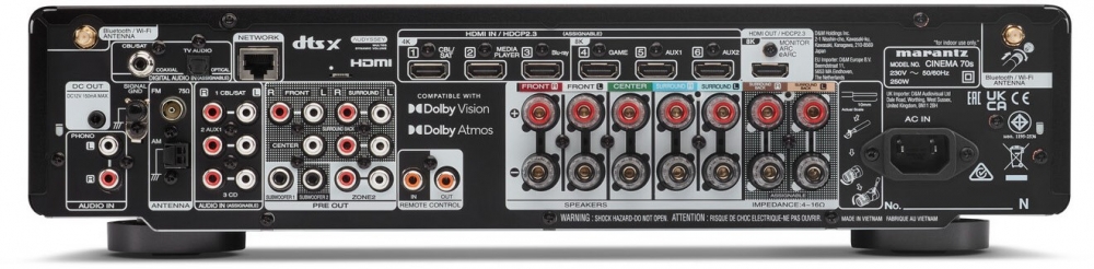 Bild 1 von MARANTZ Cinema 70S. Flacher 7.2 AV-Receiver d. Spitzenklasse. Edles Industrie-Design!