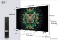 Bild 6 von TCL 85C69K. Neuheit! 85 Zoll/215 cm Diagonale. MiniLED! Entspiegeltes Display!  144 Hz! Superpreis!
