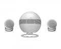 Bild 2 von CABASSE The Pearl Sub +2 x IO-3 Paket:Aktiver, kabelloser Sub mit 1000 W + 2 x 300 W für Satelliten.  / (Farbe) schwarz/schwarz