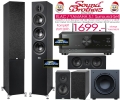 Bild 1 von YAMAHA TSR-700 / ELAC Debut 3.0 / 5.1 Set. Standboxen, Rearboxen, Center, Aktiv-Sub. X-MAS Preis!