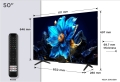 Bild 3 von TCL 50 P79K. 127 cm Diagonale. 4K/QLED-TV mit AiPQ Bildverbesserer (KI). Google-TV! Start-Dealz 2026