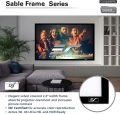 Bild 3 von Elite Screens Sable Frame. Die überragende, preisattraktive Rahmenleinwand. Weiß oder Kontrastgrau!