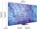Bild 2 von SAMSUNG GQ98Q80C.  Neuheit! Fast 250 cm Diagonale unter 8000€! QLED! Minus Cashback 1000€ = 5999,--!